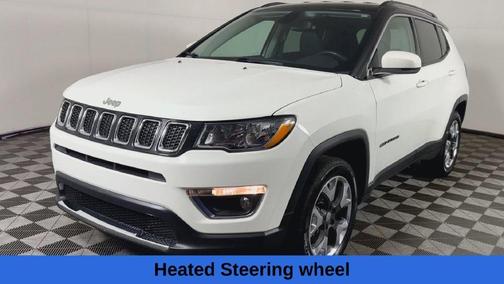 White Clearcoat 2019 Jeep Compass Limited