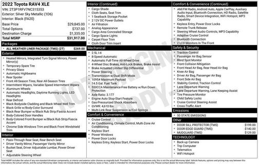 2022 Toyota RAV4 XLE