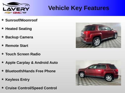 Crimson Red Tintcoat 2017 GMC Terrain SLE-2