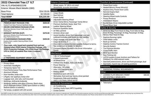 2022 Chevrolet Trax LT