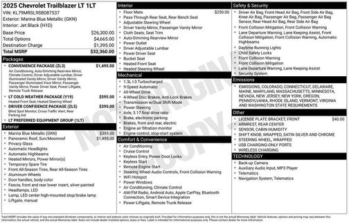 2025 Chevrolet Trailblazer LT