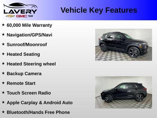 Mosaic Black Metallic 2023 Chevrolet Trailblazer RS