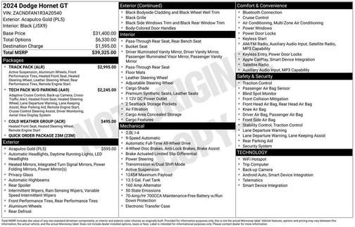 2024 Dodge Hornet GT