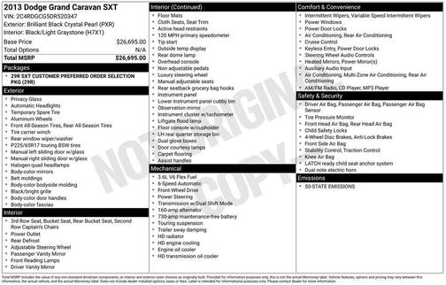 2013 Dodge Grand Caravan SXT