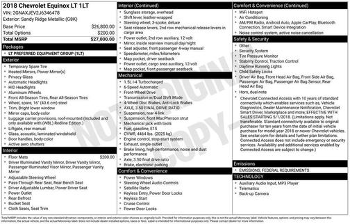 2018 Chevrolet Equinox 1LT