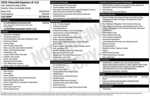 2022 Chevrolet Equinox LS