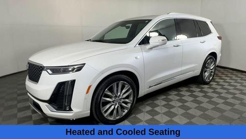 Crystal White Tri-Coat 2023 Cadillac XT6 Premium Luxury AWD