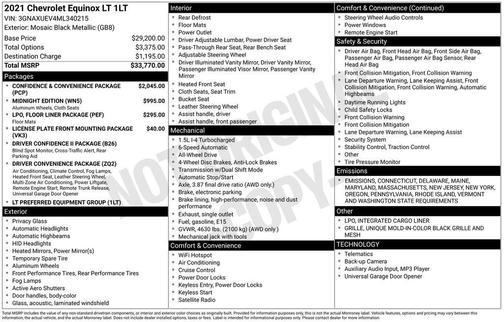 2021 Chevrolet Equinox 1LT