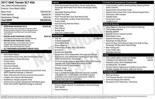 2017 GMC Terrain SLT