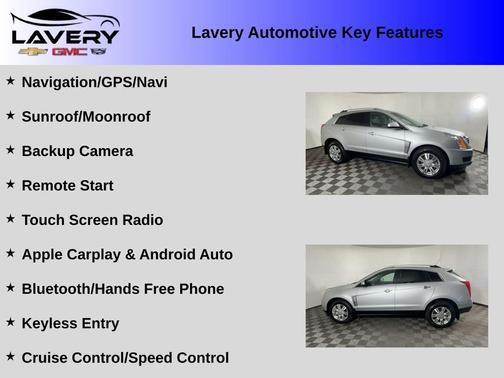 Radiant Silver Metallic 2015 Cadillac SRX Luxury Collection