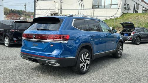 Mountain Lake Blue 2025 Volkswagen Atlas 2.0T SEL