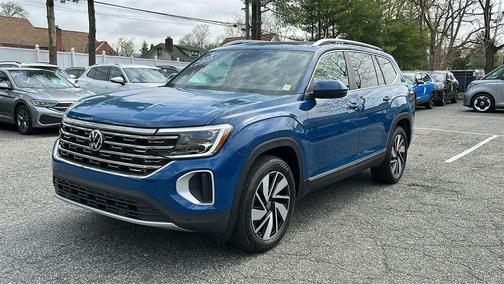 Mountain Lake Blue 2025 Volkswagen Atlas 2.0T SEL