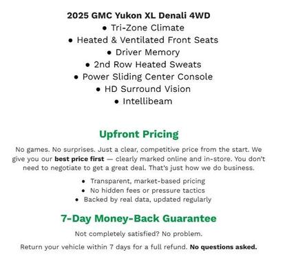 2025 GMC Yukon XL Denali