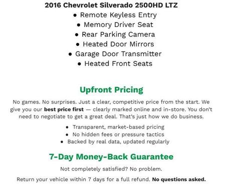 2016 Chevrolet Silverado 2500 LTZ