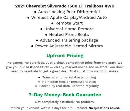 2021 Chevrolet Silverado 1500 LT Trail Boss