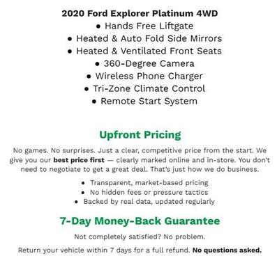 2020 Ford Explorer Platinum