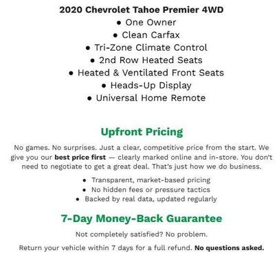2020 Chevrolet Tahoe Premier