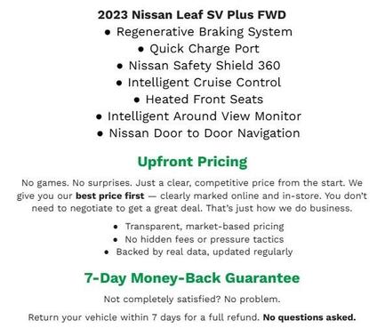 2023 Nissan Leaf SV PLUS 60 kWh