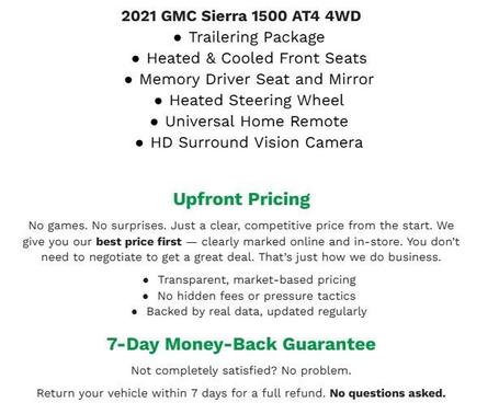 2021 GMC Sierra 1500 AT4