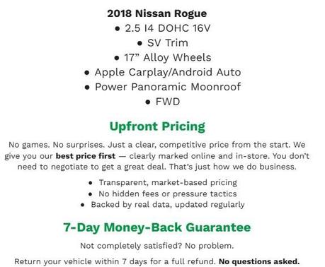 2018 Nissan Rogue SV