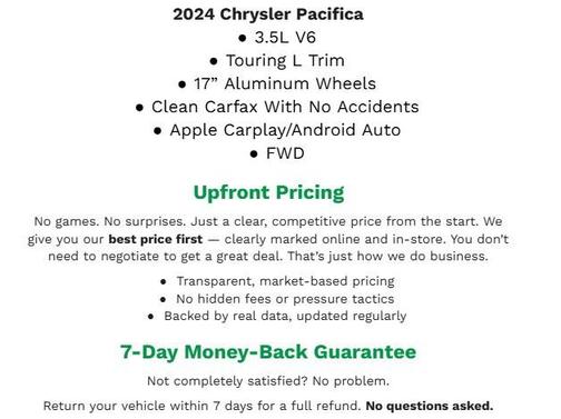 2024 Chrysler Pacifica Touring L