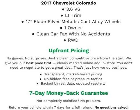 2017 Chevrolet Colorado LT