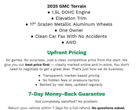 2025 GMC Terrain AWD Elevation