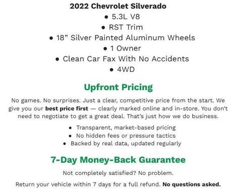 2022 Chevrolet Silverado 1500 RST