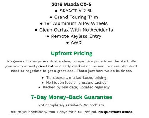 2016 Mazda CX-5 Grand Touring