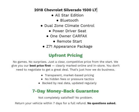 2018 Chevrolet Silverado 1500 2LT