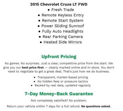 2015 Chevrolet Cruze 1LT