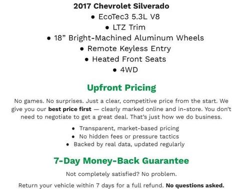 2017 Chevrolet Silverado 1500 LTZ