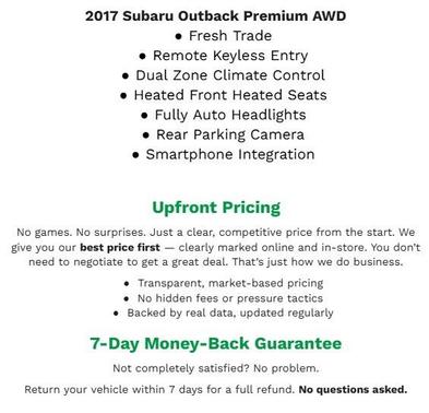2017 Subaru Outback 2.5i Premium