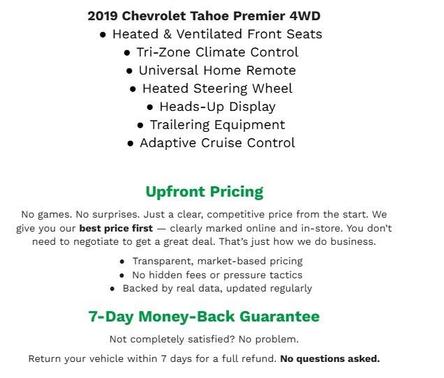 2019 Chevrolet Tahoe Premier