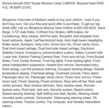 2020 Toyota 4Runner Limited