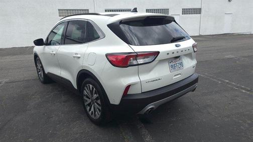 Star White 2020 Ford Escape Titanium Hybrid