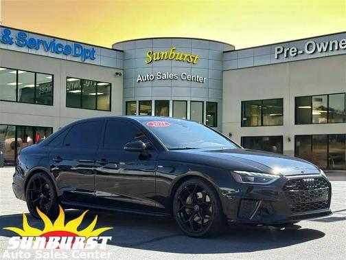 BLACK 2021 Audi A4 45 S line Premium Plus