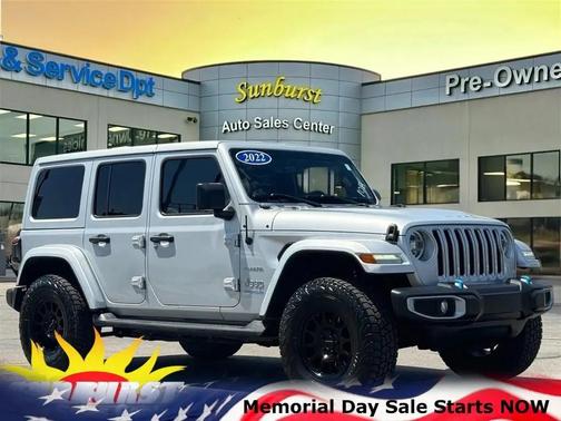 SILVER 2022 Jeep Wrangler Unlimited 4xe Sahara
