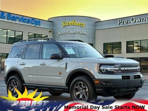 GREY 2022 Ford Bronco Sport Badlands 4x4