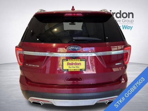 Ruby Red Metallic Tinted Clearcoat 2016 Ford Explorer Platinum