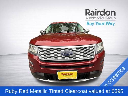Ruby Red Metallic Tinted Clearcoat 2016 Ford Explorer Platinum