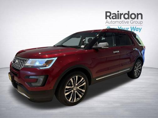 Ruby Red Metallic Tinted Clearcoat 2016 Ford Explorer Platinum