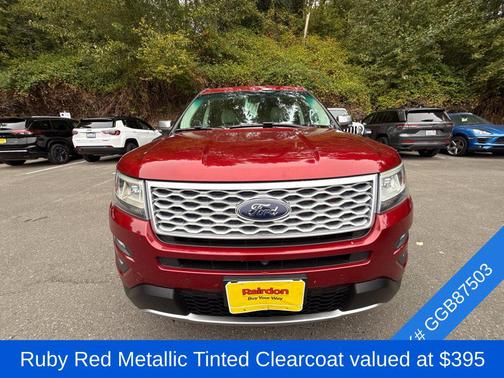 Ruby Red Metallic Tinted Clearcoat 2016 Ford Explorer Platinum