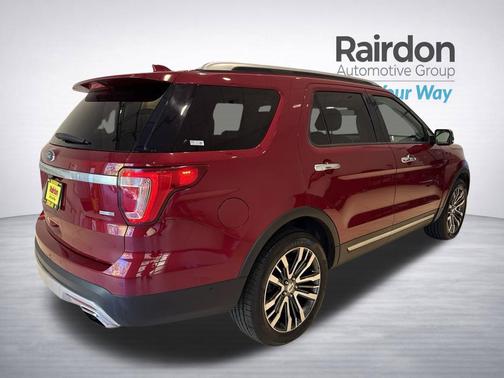 Ruby Red Metallic Tinted Clearcoat 2016 Ford Explorer Platinum