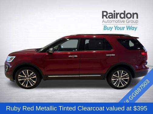 Ruby Red Metallic Tinted Clearcoat 2016 Ford Explorer Platinum