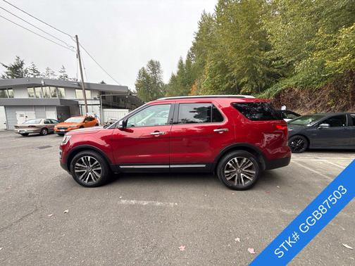 Ruby Red Metallic Tinted Clearcoat 2016 Ford Explorer Platinum