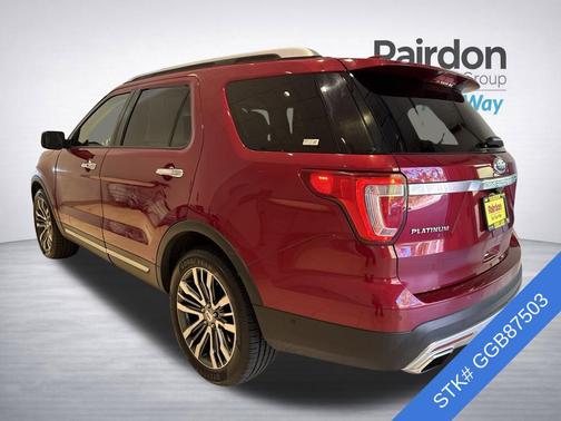 Ruby Red Metallic Tinted Clearcoat 2016 Ford Explorer Platinum