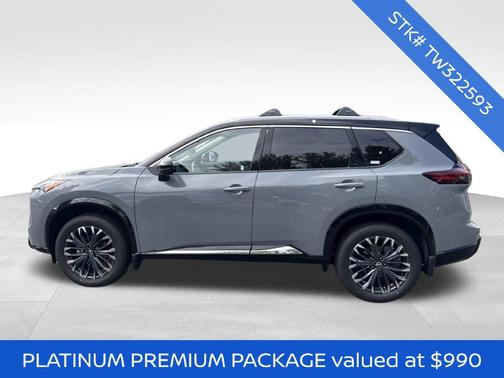 Boulder Gray Pearl/Super Black 2026 Nissan Rogue Platinum