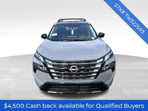 Boulder Gray Pearl/Super Black 2026 Nissan Rogue Platinum
