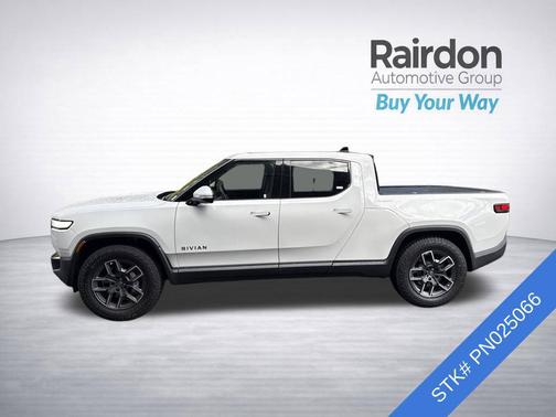 Glacier White 2023 Rivian R1T Adventure